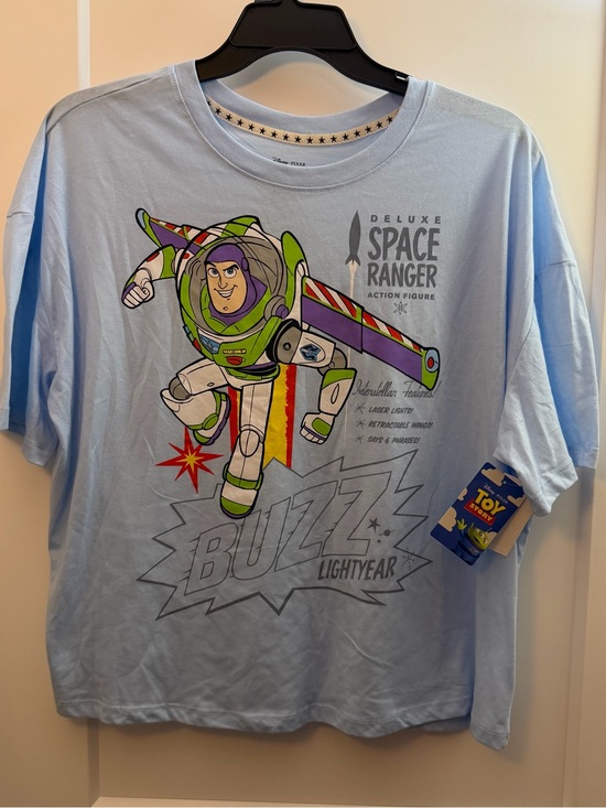 Disney Tops - 2XL Buzz Lightyear Graphic Tee - Light Blue